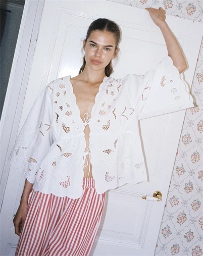 Sissel Edelbo - Adeline Top - Ecru
